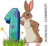 Rabbit Holding The Number...