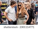 Small photo of Miami, Florida, USA. 0407 May 2023. F1 World Championship. F1 Grand Prix of Miami. The singer Shakira, on the starting grid.