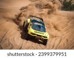 Small photo of Agadir, Morocco. 12-17 October 2023. W2RC World Rally Raid Championship 2023. Rally of Morocco. #223, Marcos Baumgart-Kleber Cincea, BRA-BRA, Prodrive Hunter, Bahrain Raid Xtreme, in the dunes.