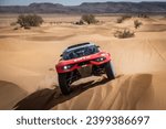 Small photo of Zagora, Morocco. 14 October 2023. W2RC World Rally Raid Championship 2023. Rally of Morocco. #203, Sebastien Loeb - Fabian Lurquin, FRA-FRA, Prodrive Hunter, Bahrain Raid Xtreme, in the dunes.