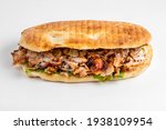 Small photo of Doner turkish azeri livan Fast food meat delicious meal tasty new dinner