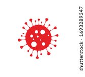 coronavirus. icon on a white... | Shutterstock .eps vector #1693289347