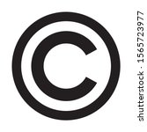 Copyright Symbol Icon. C Letter ...