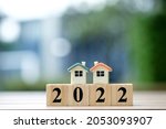 Two House Model On 2022 Wooden...