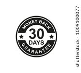 30 days money back guarantee... | Shutterstock .eps vector #1009100077
