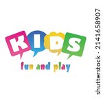 playground logo. kids zone... | Shutterstock .eps vector #2141658907