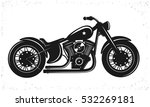 black bike. vector illustration | Shutterstock .eps vector #532269181