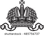 crown vector | Shutterstock .eps vector #485756737