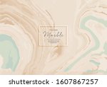abstract liquid marble texture... | Shutterstock .eps vector #1607867257