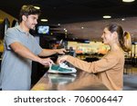 Bowling Center Staff Giving The ...