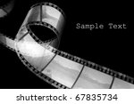 Old film strip with easy...