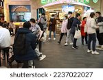 Small photo of On December 10, 2022, Xi'an, Shaanxi, will be fully liberalized after the epidemic. Citizens shop in shopping malls or taste delicious food.