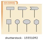 metal signboard collection | Shutterstock . vector #15551092