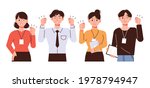young male and female office... | Shutterstock .eps vector #1978794947