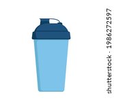 sports shaker bottle with... | Shutterstock .eps vector #1986272597