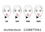 contouring makeup for different ... | Shutterstock .eps vector #1108875461
