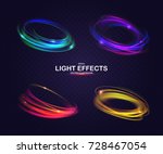 Set Of Colorful Vector Light...