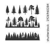 vector trees illustrations.... | Shutterstock .eps vector #1926960284