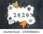 2020 Text Made With Flour With...