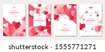valentine's day concept posters ... | Shutterstock .eps vector #1555771271