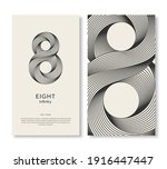 business card template with... | Shutterstock .eps vector #1916447447