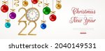 merry christmas and happy new... | Shutterstock .eps vector #2040149531