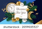 christmas background with gold... | Shutterstock .eps vector #2059035527