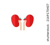 kidney abstract flat icon.... | Shutterstock .eps vector #2169170407