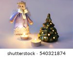 christmas arrangement.... | Shutterstock . vector #540321874