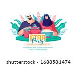 iftar party celebration concept ... | Shutterstock .eps vector #1688581474