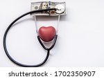 Stethoscope  Red Heart  Money ...