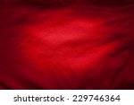 Red Fabric Background With...