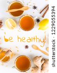 be healthy   written from... | Shutterstock . vector #1229055394
