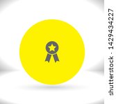 medal vector icon . lorem ipsum ... | Shutterstock .eps vector #1429434227