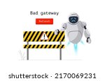 bad gateway website page. http... | Shutterstock .eps vector #2170069231