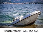 Sunken Inflatable Boat