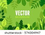 vector illustration in trendy... | Shutterstock .eps vector #574304947