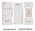 abstract wedding stationary ... | Shutterstock .eps vector #1322976044