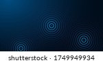 futuristic abstract banner with ... | Shutterstock .eps vector #1749949934