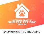 National Adopt A Shelter Pet...
