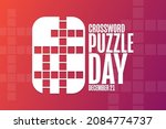Crossword Puzzle Day. December...