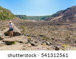 Kilauea Iki Crater Landscape At Hawaii Volcanoes National Park Image ...