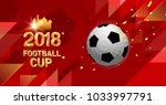   football 2018 world... | Shutterstock .eps vector #1033997791
