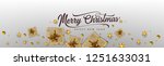 merry christmas banner  glasses ... | Shutterstock .eps vector #1251633031