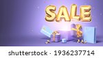 3d rendering of promotion sale... | Shutterstock . vector #1936237714