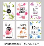 sale banners collection for... | Shutterstock .eps vector #507337174