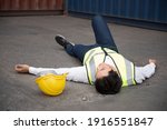 Small photo of Accident, employee fainting at container warehouse