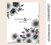 romantic wedding invitation... | Shutterstock .eps vector #1548498587