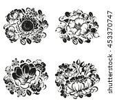 flower set | Shutterstock .eps vector #453370747