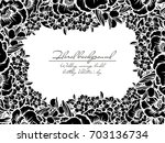vintage delicate invitation... | Shutterstock .eps vector #703136734